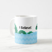 Ich glaube Champion das See Champlain Monster Kaffeetasse (Vorderseite Links)