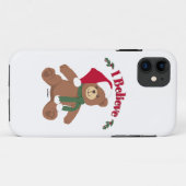 Ich glaube! Christmas Teddy Bear Case-Mate iPhone Hülle (Rückseite (Horizontal))