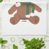 Ich glaube! Christmas Teddy Bear Handtuch (Gefaltet)