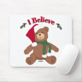 Ich glaube! Christmas Teddy Bear Mousepad (Mit Mouse)