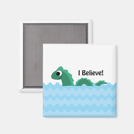 Ich glaube, das Champlain Monster Magnet (Vorderseite/Rückseite)