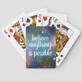 Ich glaube, dass alles möglich ist, klassische Spi Spielkarten (Rückseite)