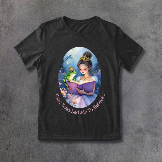 Ich glaube, dass die Märchen Niedliche Prinzessin  Tri-Blend Shirt