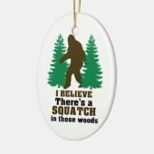 Ich glaube, dass es SQUATCH in diesem Holz gibt Keramik Ornament (Links)