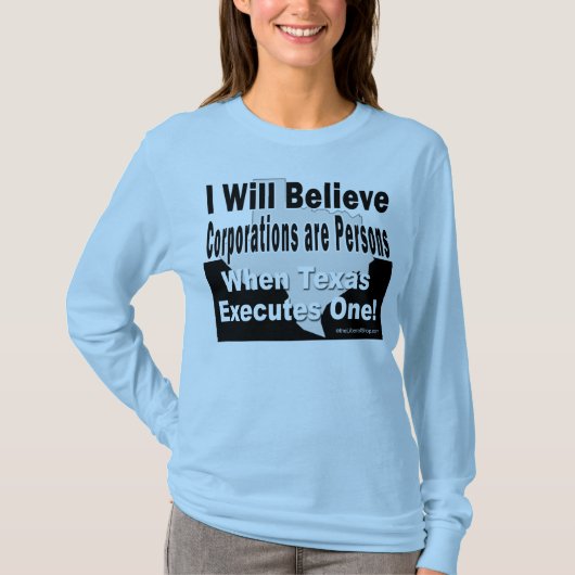 Ich glaube, dass Gesellschaften Personen-T-Shirt T-Shirt (Vorderseite)