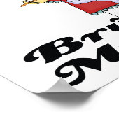 Ich glaube, dass ich mein Zähnchen putze Poster (Ecke)