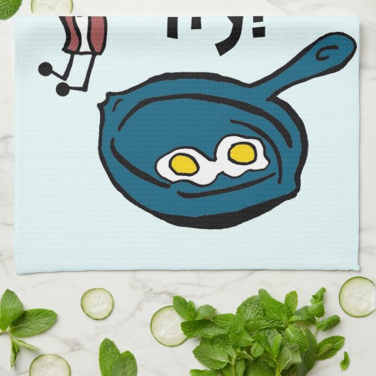 Ich glaube, dass ich Speck-Geschirrtuch braten Küchentuch (Gefaltet)