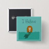 Ich glaube dass - Meerjungfrau - ändern Sie Farbe Button (Vorne & Hinten)