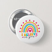 Ich glaube, dass Sie Lehrer Testtag Idee Button (Vorne & Hinten)