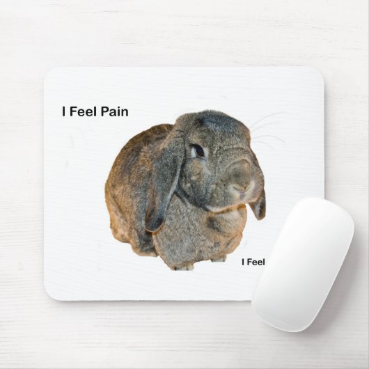 Ich glaube den Schmerz Mousepad (Mit Mouse)