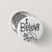 Ich glaube, der Weihnachtsmann pisst Button (Vorne & Hinten)