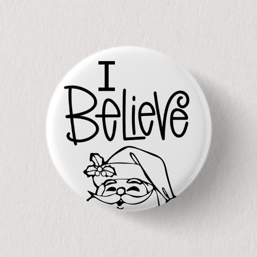 Ich glaube, der Weihnachtsmann pisst Button (Vorderseite)