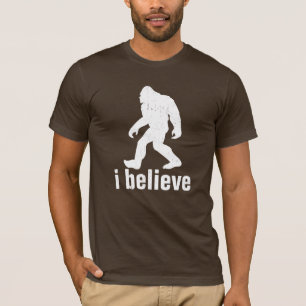 ich glaube - der weißen Silhouette (distrssed) T-Shirt