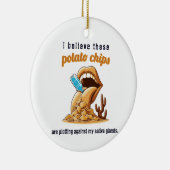 Ich glaube, diese Kartoffelchips plotten dagegen Keramik Ornament (Rechts)