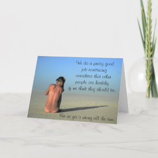 "Ich glaube dir" Validierungskarte für chronische  Karte