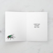 Ich glaube, du bist Fly Funny Insect Karte (Innenseite)