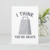 Ich glaube, du bist groß dankeskarte (Stehend Vorderseite)