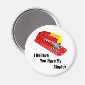 Ich glaube, du hast meinen Büroklammer Magnet (Vorderseite/Rückseite)