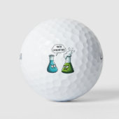 Ich glaube, du überreagierst die Funny Nerd Scienc Golfball (Vorderseite)