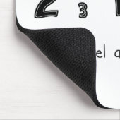 Ich glaube einer kleinen sonderbaren Mausunterlage Mousepad (Ecke)