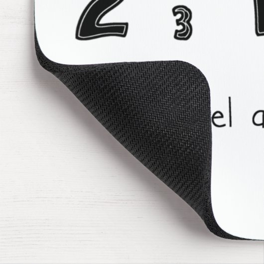 Ich glaube einer kleinen sonderbaren Mausunterlage Mousepad (Ecke)