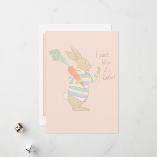 Ich glaube, es ist Ostern! Feiertagskarte (Vorderseite/Rückseite Beispiel)