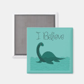Ich glaube - Farbe ändern Magnet (Vorderseite/Rückseite)