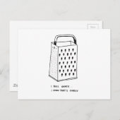 Ich glaube Gitter Postkarte (Vorne/Hinten)