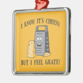 Ich glaube Gitter Silbernes Ornament (Links)