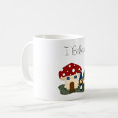 Ich glaube - Gnomaden Kaffeetasse (Vorderseite Links)