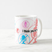 Ich glaube, ich bin stumm. kaffeetasse (VorderseiteRechts)