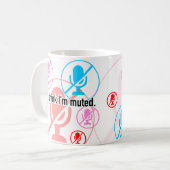 Ich glaube, ich bin stumm. kaffeetasse (Vorderseite Links)