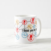 Ich glaube, ich bin stumm kaffeetasse (VorderseiteRechts)