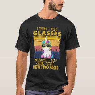 Ich glaube, ich brauche Vintage Brillen-Unicons T-Shirt
