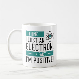Ich glaube, ich habe ein Elektron verloren, in der Kaffeetasse