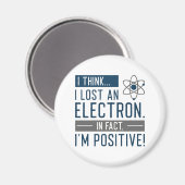 Ich glaube, ich habe ein Elektron verloren, in der Magnet (Vorderseite/Rückseite)