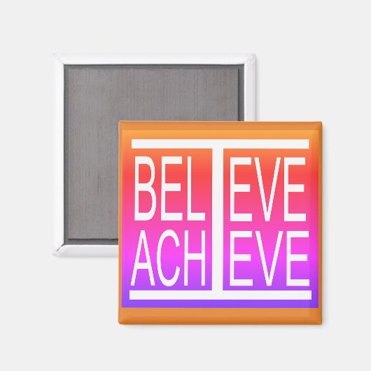 Ich glaube, ich habe erreicht magnet (Vorderseite/Rückseite)