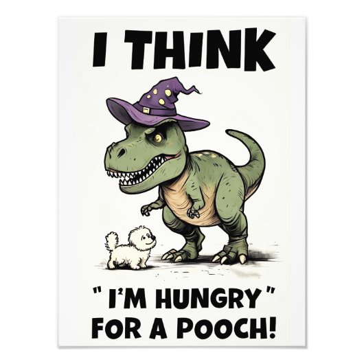 Ich glaube, ich habe Hunger nach einem Pfiff Fotodruck (Vorne)