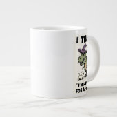 Ich glaube, ich habe Hunger nach einem Pfiff Jumbo-Tasse (Vorderseite Rechts)