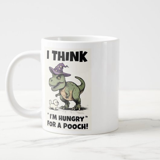 Ich glaube, ich habe Hunger nach einem Pfiff Jumbo-Tasse (Links)