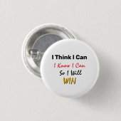 Ich glaube, ich kann, ich weiß, ich kann, also wer button (Vorne & Hinten)
