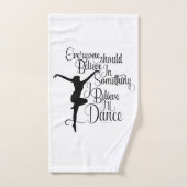 Ich glaube, ich werde tanzen badhandtuch set (Handtuch)