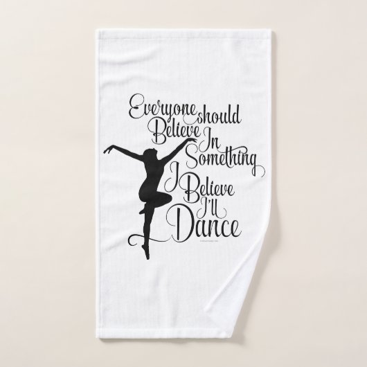 Ich glaube, ich werde tanzen badhandtuch set (Handtuch)