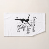 Ich glaube, ich werde tanzen badhandtuch set (Handtuch)