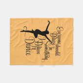 Ich glaube, ich werde tanzen fleecedecke (Vorderseite (Horizontal))