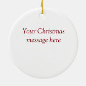 Ich glaube, ich werde tanzen keramik ornament (Hinten)