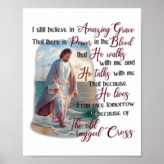Ich glaube immer noch an Amazing Grace, dass es We Poster (Vorne)