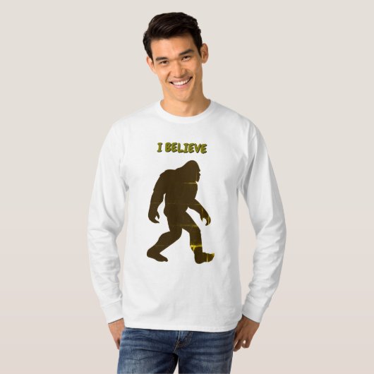 ICH GLAUBE IN BIGFOOT T-Shirt (Vorne ganz)