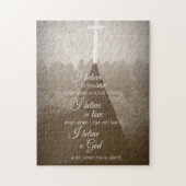 Ich glaube Kreuz Puzzle (Vertikal)