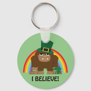 Ich glaube! Leprechaun Bigfoot Schlüsselanhänger